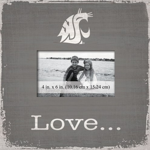 Washington State Cougars Love Picture Frame