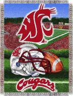 Washington State Cougars NCAA Woven Tapestry Throw Blanket