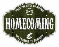 Washington State Cougars OHT Homecoming 12" Tavern Sign