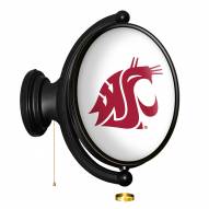 Washington State Cougars Oval Rotating Lighted Wall Sign