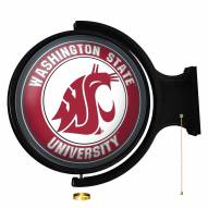 Washington State Cougars Round Rotating Lighted Wall Sign