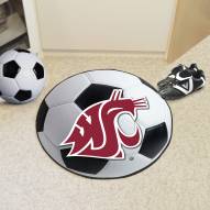 Washington State Cougars Soccer Ball Mat