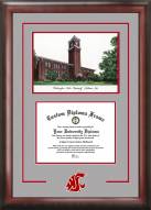Washington State Cougars Spirit Graduate Diploma Frame