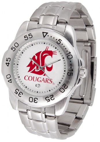 Washington State Cougars Sport Steel Men's Watch