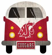 Washington State Cougars Team Bus Sign
