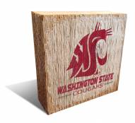 Washington State Cougars Team Logo Block