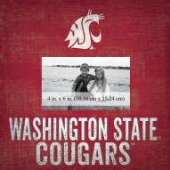 Washington State Cougars Team Name 10" x 10" Picture Frame