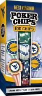 West Virginia Mountaineers 100 Piece Poker Chips