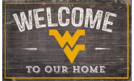 West Virginia Mountaineers 11" x 19" Welcome to Our Home Sign