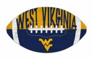 West Virginia Mountaineers 12" Football Cutout Sign