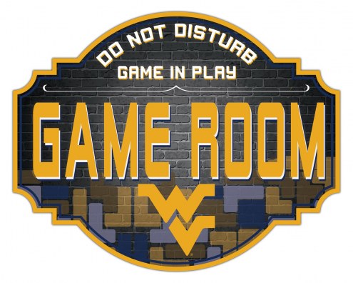 West Virginia Mountaineers 12&quot; Game Room Tavern Sign