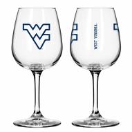 West Virginia Mountaineers 12 oz. Gameday Stemmed Wine Glass