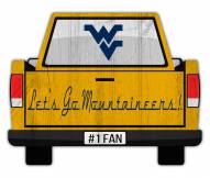 West Virginia Mountaineers 12" Truck Back Cutout Sign
