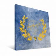 West Virginia Mountaineers 12" x 12" Favorite Thing Canvas Print