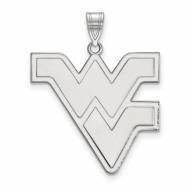 West Virginia Mountaineers 14k White Gold Extra Large Pendant