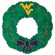 West Virginia Mountaineers 16" Team Wreath Sign
