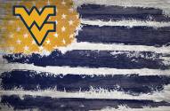 West Virginia Mountaineers 17" x 26" Flag Sign