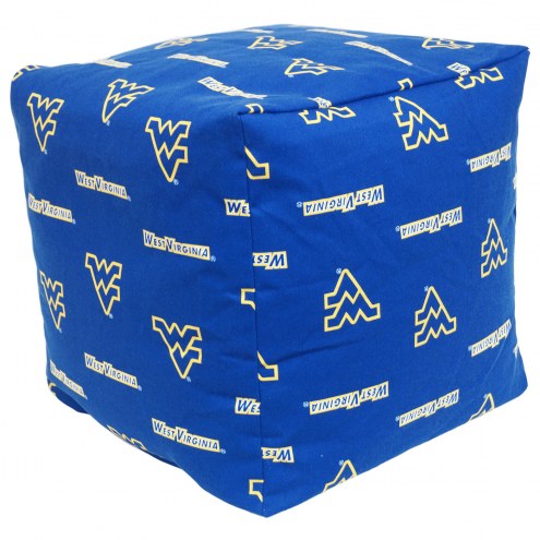 West Virginia Mountaineers 18&quot; x 18&quot; Cube Cushion