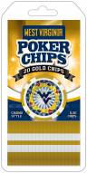 West Virginia Mountaineers 20 Piece Poker Chips