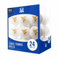 West Virginia Mountaineers 24 Count Ping Pong Balls