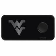West Virginia Mountaineers 3 in 1 Glass Wireless Charge Pad