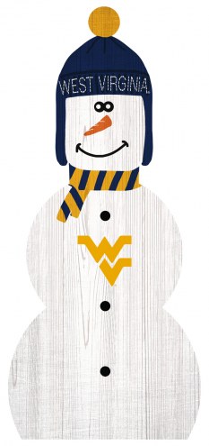 West Virginia Mountaineers 31&quot; Snowman Leaner