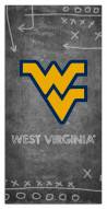West Virginia Mountaineers 6" x 12" Chalk Playbook Sign