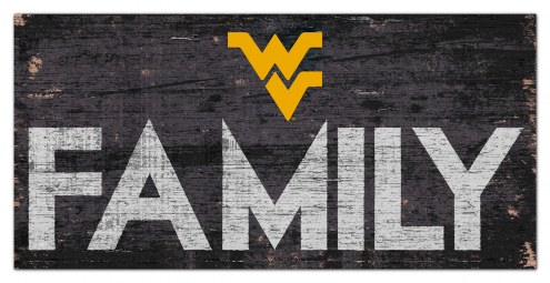 West Virginia Mountaineers 6&quot; x 12&quot; Family Sign