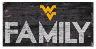 West Virginia Mountaineers 6" x 12" Family Sign