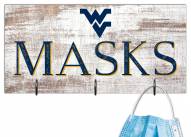 West Virginia Mountaineers 6" x 12" Mask Holder