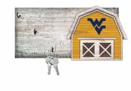 West Virginia Mountaineers 6" x 12" Team Barn Key Holder Sign
