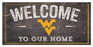 West Virginia Mountaineers 6" x 12" Welcome Sign