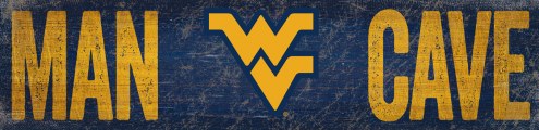 West Virginia Mountaineers 6&quot; x 24&quot; Man Cave Sign