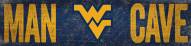 West Virginia Mountaineers 6" x 24" Man Cave Sign