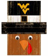 West Virginia Mountaineers 6" x 5" Turkey Head
