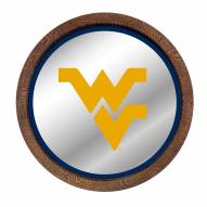 West Virginia Mountaineers Barrel Top Mirrored Wall Sign
