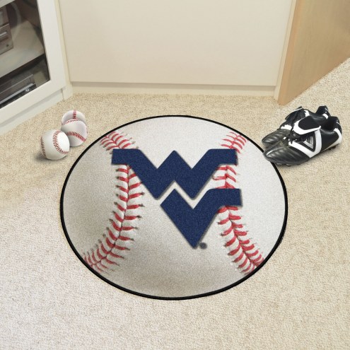 West Virginia Mountaineers Baseball Rug