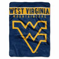 West Virginia Mountaineers Basic Plush Raschel Blanket