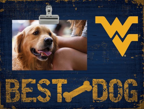 West Virginia Mountaineers Best Dog Clip Frame