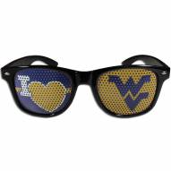 West Virginia Mountaineers Black I Heart Game Day Shades
