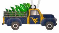 West Virginia Mountaineers Christmas Truck Ornament