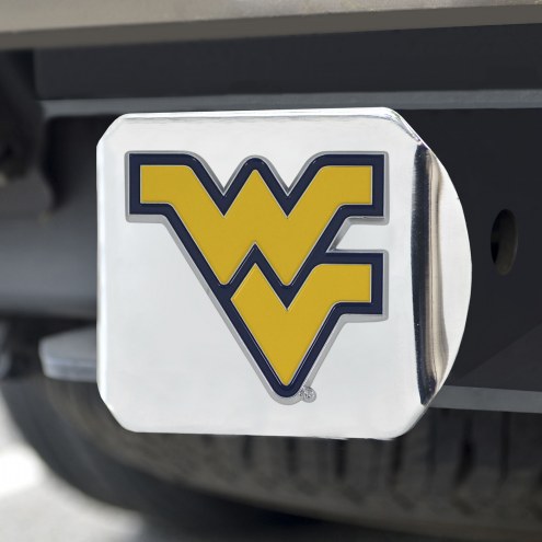 West Virginia Mountaineers Chrome Color Hitch Cover