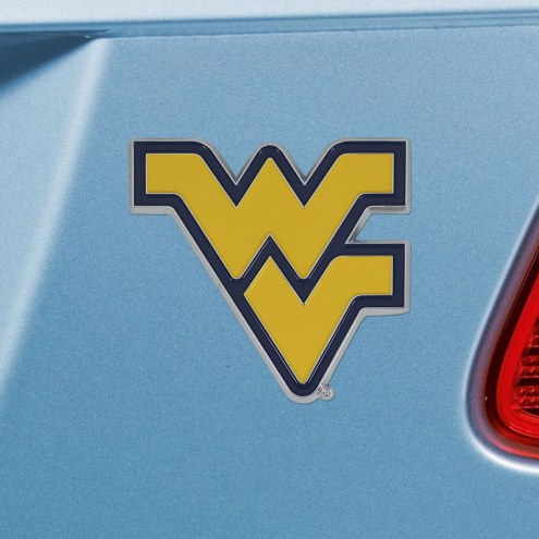 West Virginia Mountaineers Color Car Emblem