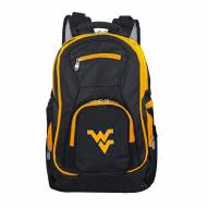NCAA West Virginia Mountaineers Colored Trim Premium Laptop Backpack