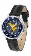 West Virginia Mountaineers Competitor AnoChrome Women's Watch - Color Bezel