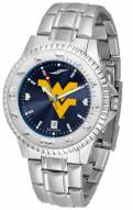 West Virginia Mountaineers Competitor Steel AnoChrome Men's Watch