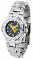 West Virginia Mountaineers Competitor Steel AnoChrome Women's Watch