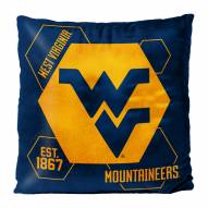 West Virginia Mountaineers Connector Double Sided Velvet Pillow