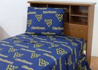 West Virginia Mountaineers Dark Bed Sheets