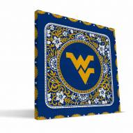 West Virginia Mountaineers Eclectic Canvas Print